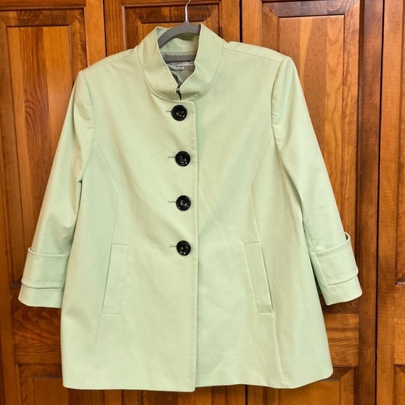 Tahari Swing Coat Spring, Easter, Church, Dressy In Mint Green Size 18 - Picture 1 of 14